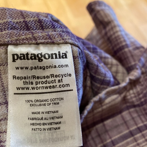Patagonia organic cotton long sleeve tunic length top - Picture 6 of 7